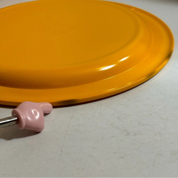 Vintage Rosti Mepal 1970’s set of melamine 7 dinner plates in yellow and orange - Picture 14 of 16